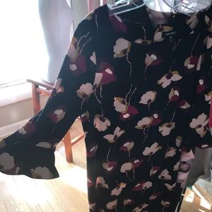 Nine West floral 3/4 sleeve dress